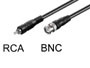 Cable / cordon vidéo DVR vers TV - BNC vers RCA L=2m