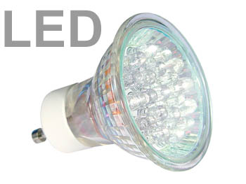 ledgu10wc AMPOULE LED  1.3w 230V GU10  Blanc froid lumire du jour, angle troit 15