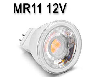 mr11ww40 AMPOULE LED haute puissance 3w 210Lm BLANC chaud 3000k type MR11 GU4 12V