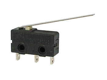 ms5l Contacteur mécanique 3A 250v NF + NO de type microrupteur à long levier compatible éclairage de penderie et alarme.