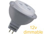Ampoule LED MR16 12v DC dimmable 4w 230Lm 36 Blanc chaud 2700k