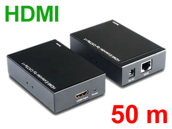pet50e Adaptateur extendeur hdmi sur cable ethernet pour liaison hdmi jusqu'a 50m