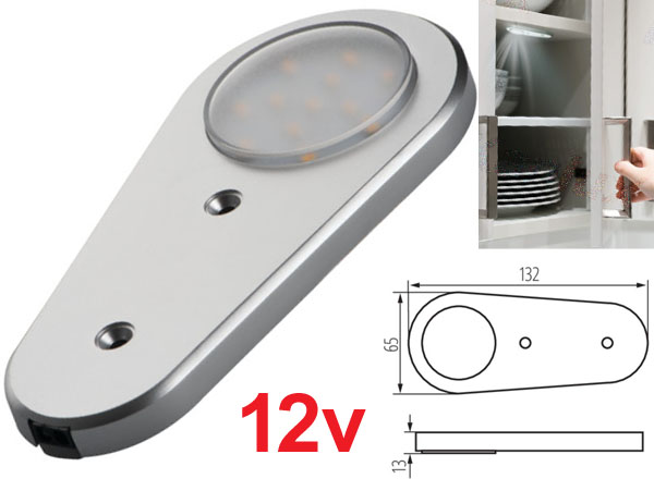 pirmo Eclairage LED 12v intrieur de meuble allumage automatique  dtection d'ouverture de porte. Idal placard ou penderie.