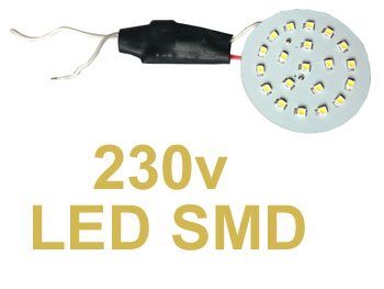 spare7010ww Platine de remplacement 220v 230v 2w  20 LED BLANC CHAUD 3000K pour spot de sol compatible Hipow Siageo