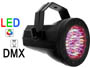 Projecteur PAR36 eco 76 LED R+V+B DMX Velleman