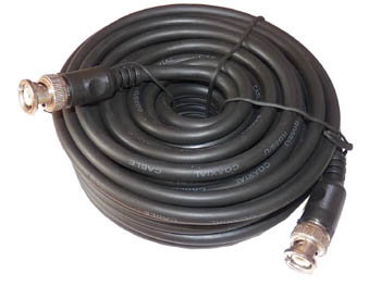 cxcbnc20 Cable / cordon coaxial vido BNC BNC 75 ohms rg59 pour vidosurveillance L=20m 