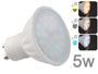 AMPOULE LED 5w GU10 230V blanc froid/neutre/chaud à commutation magique