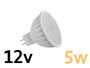 Ampoule LED MR16 GU5.3 12v AC DC 5w 370Lm 120° Blanc chaud 3000k