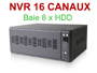 Enregistreur NVR 16 canaux H265 4K 480Fps AVH8516 pour cameras IP Avtech 1.3, 2, 5 et 8 mgapixels. compatible iphone / Android EAGLE EYES