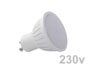 AMPOULE LED 3w 230v GU10 blanc lumière du jour grand angle 120° depolie 