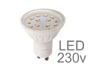 AMPOULE LED 5w GU10 230V blanc froid lumière du jour 6500K haute puissance 430Lm grand angle 120°